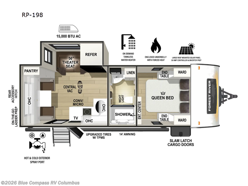 Used 2025 Forest River  R Pod RP-198 available in Delaware, Ohio