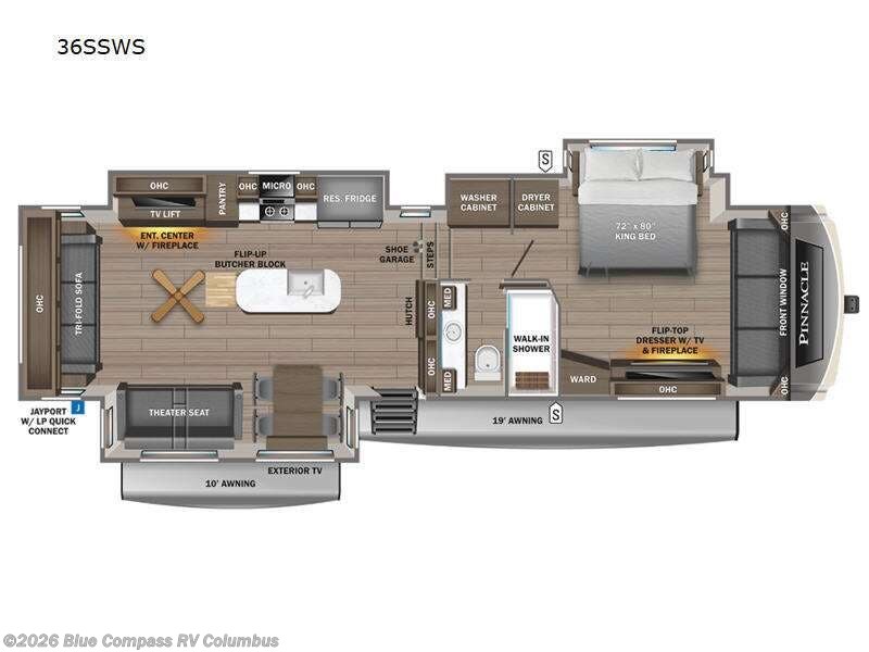 Used 2023 Jayco Pinnacle 36SSWS available in Delaware, Ohio