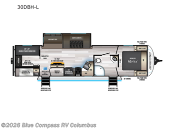 Used 2022 Forest River Cherokee Alpha Wolf 30DBH-L available in Delaware, Ohio