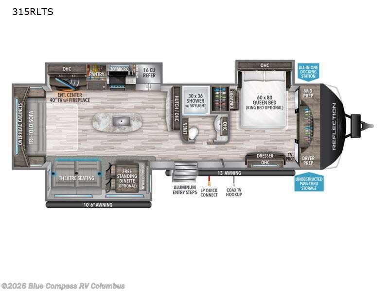 Used 2022 Grand Design Reflection 315RLTS available in Delaware, Ohio