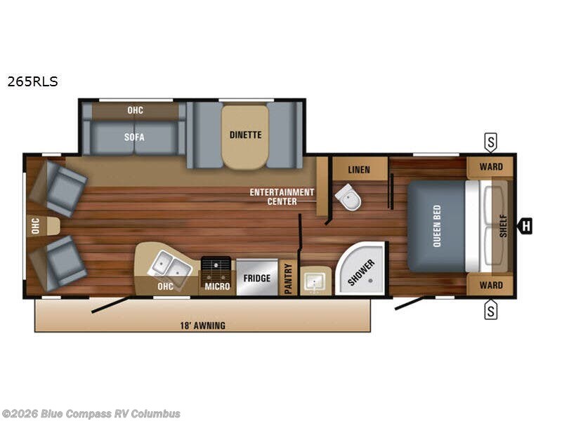 Used 2018  Jayco Jay Flight SLX 8 265RLS by Jayco from Blue Compass RV Columbus in Delaware, OH