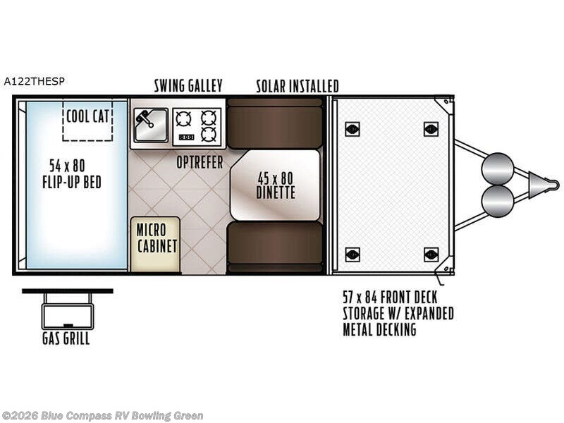 Used 2018 Forest River Rockwood Extreme Sports Hard Side A122THESP available in Bowling Green, Kentucky
