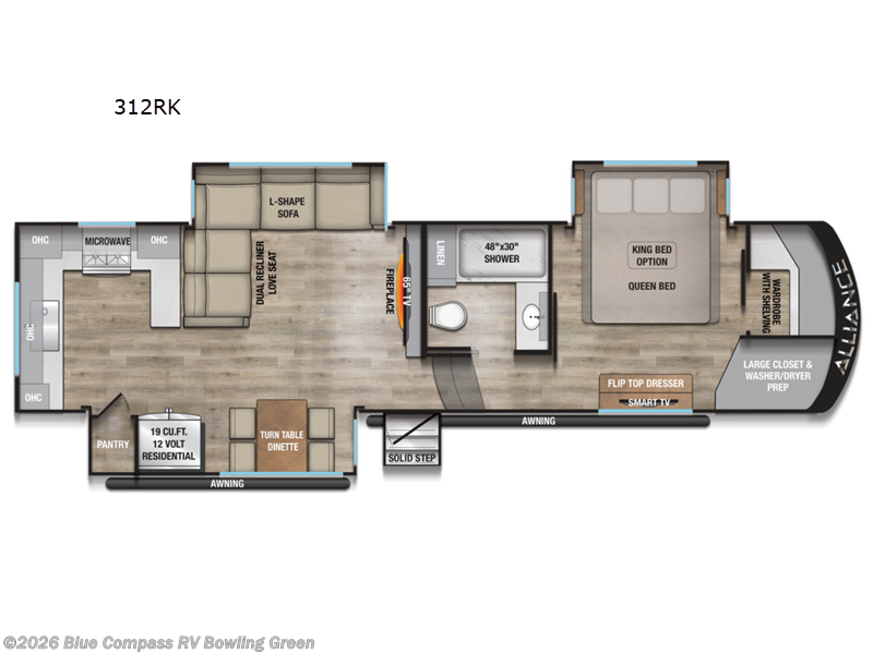 New 2026 Alliance RV Paradigm 312RK available in Bowling Green, Kentucky