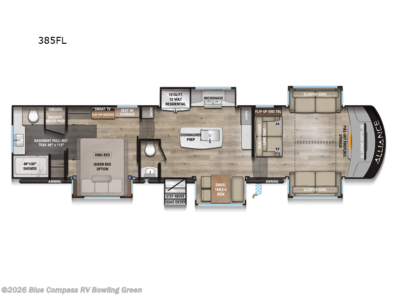New 2026 Alliance RV Paradigm 385FL available in Bowling Green, Kentucky