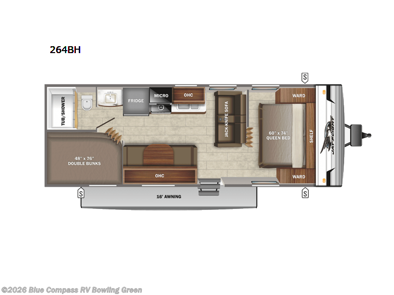Used 2022 Jayco Jay Flight SLX 8 264BH available in Bowling Green, Kentucky