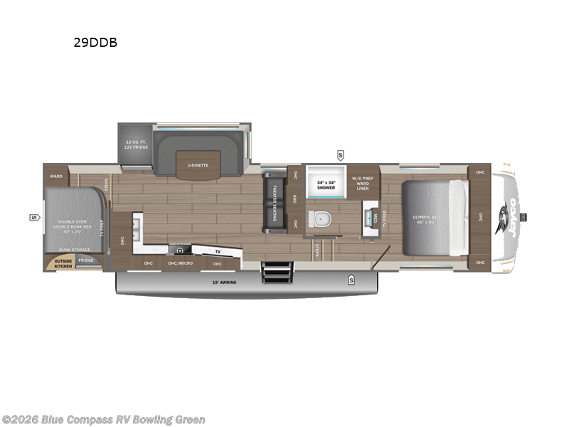 New 2027 Jayco Eagle 29DDB available in Bowling Green, Kentucky