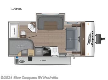 New 2024 Jayco Jay Feather Micro 199MBS available in Lebanon, Tennessee