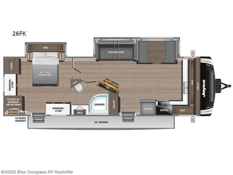 New 2026 Jayco Jay Feather 26FK available in Lebanon, Tennessee