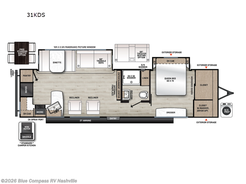 New 2026 Forest River Aurora 31KDS available in Lebanon, Tennessee