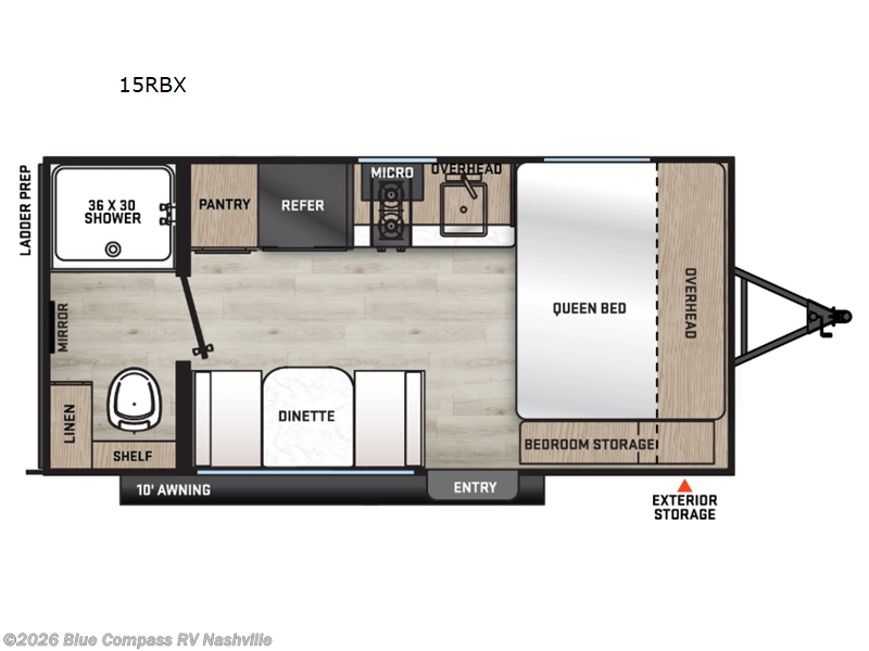 New 2026 Forest River Aurora Light 15RBX available in Lebanon, Tennessee