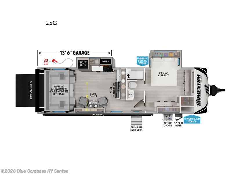 New 2026 Grand Design Momentum G-Class 25G available in Santee, California