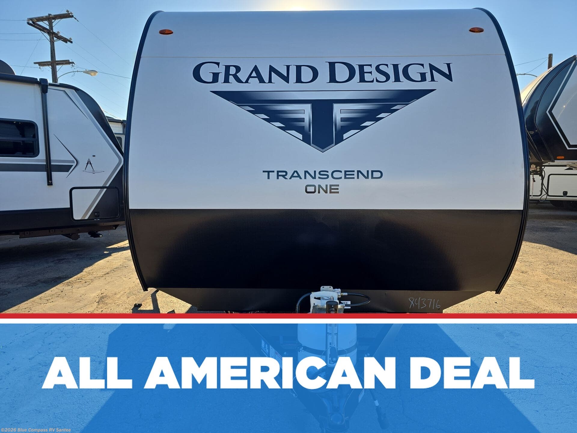 New 2026 Grand Design Transcend One 151RB available in Santee, California