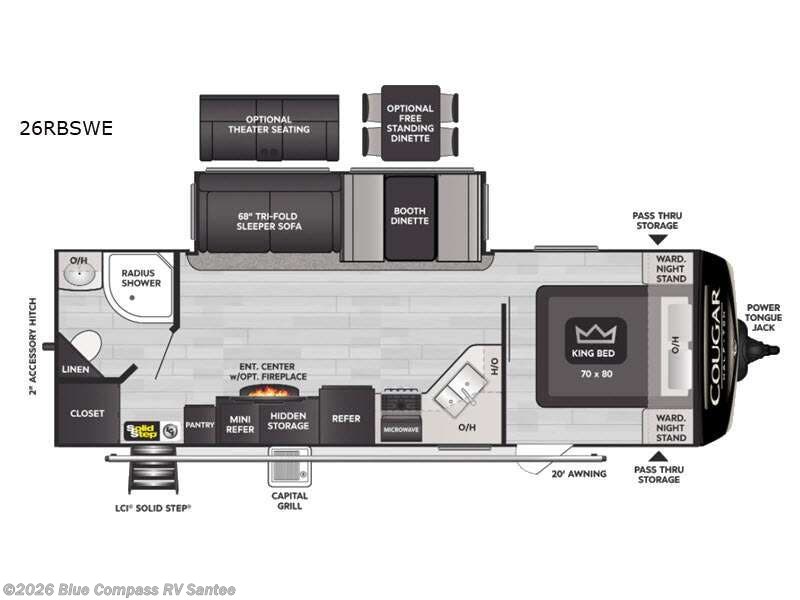 Used 2023 Keystone Cougar Half-Ton 26RBSWE available in Santee, California