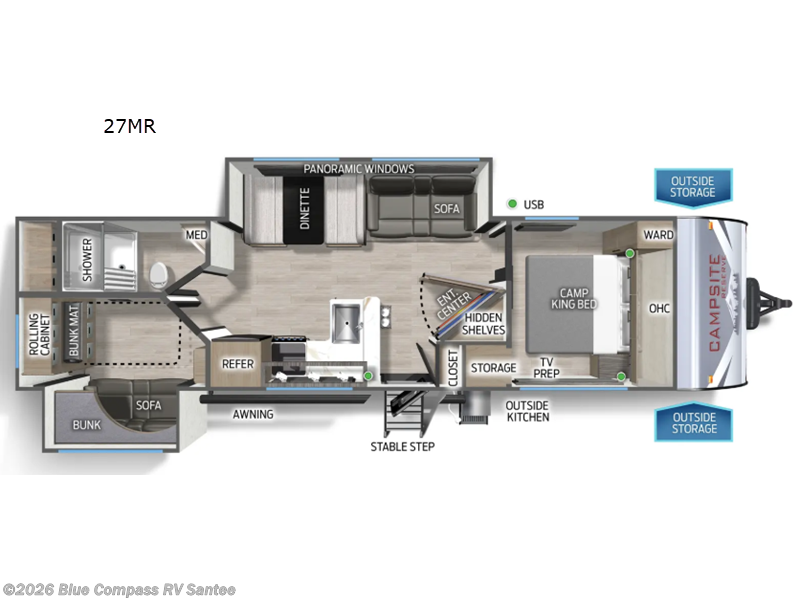 Used 2026 Forest River Campsite Reserve 27MR available in Santee, California