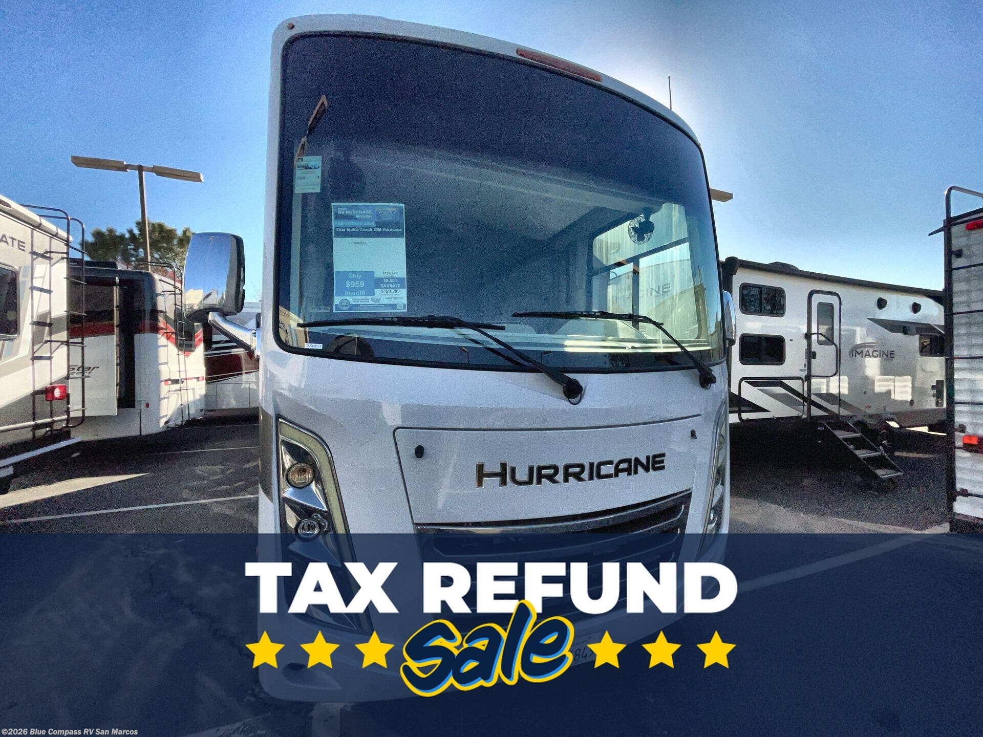 Used 2024 Thor Motor Coach Hurricane 29M available in San Marcos, California