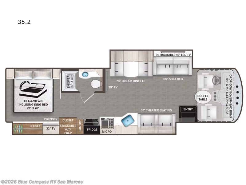 Used 2022 Thor Motor Coach Miramar 35.2 available in San Marcos, California