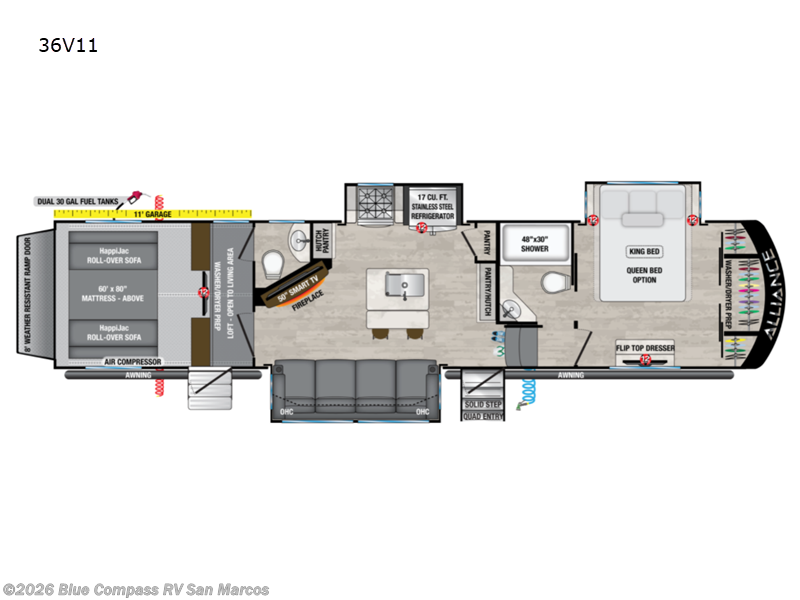 Used 2022 Alliance RV Valor 36V11 available in San Marcos, California