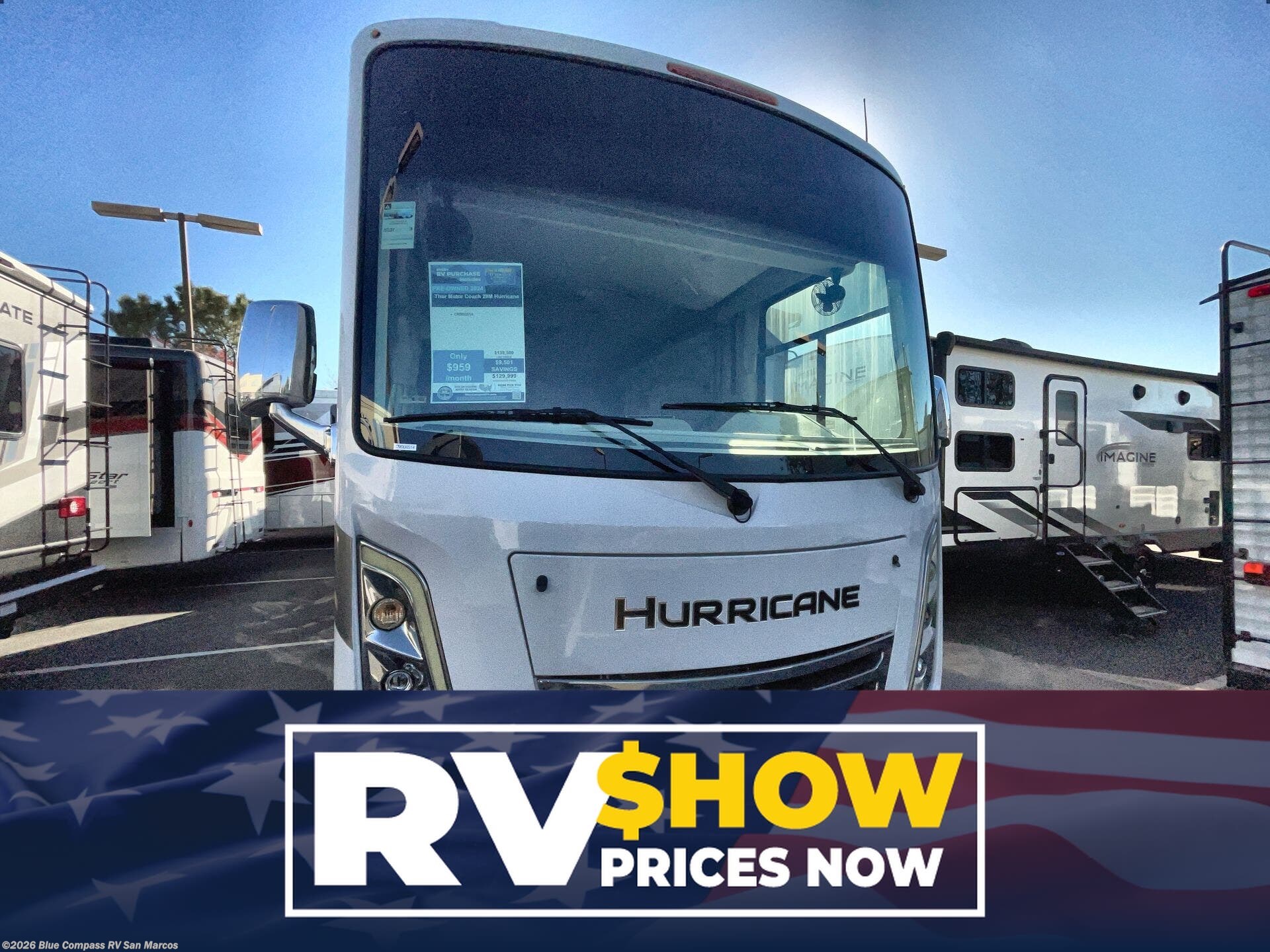 Used 2024 Thor Motor Coach Hurricane 29M available in San Marcos, California