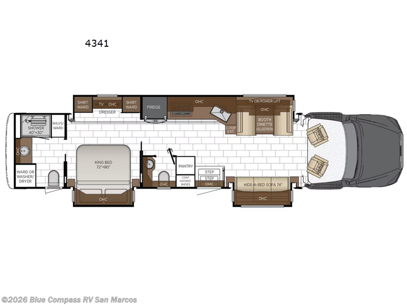 New 2027 Newmar Supreme Aire 4341 available in San Marcos, California