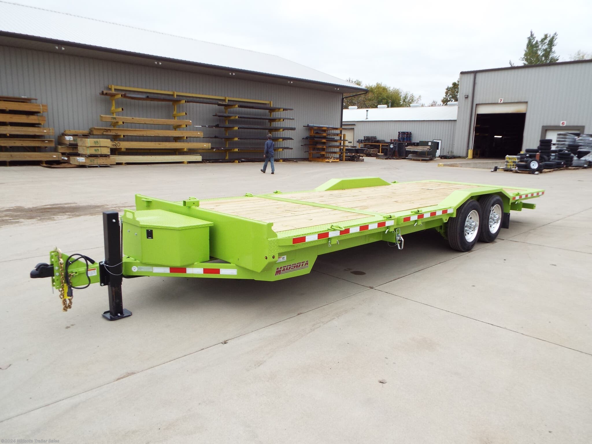 Tilt Deck - 2020 Midsota TB 102"x24' Steel Tilt Bed Trailer | TrailersUSA