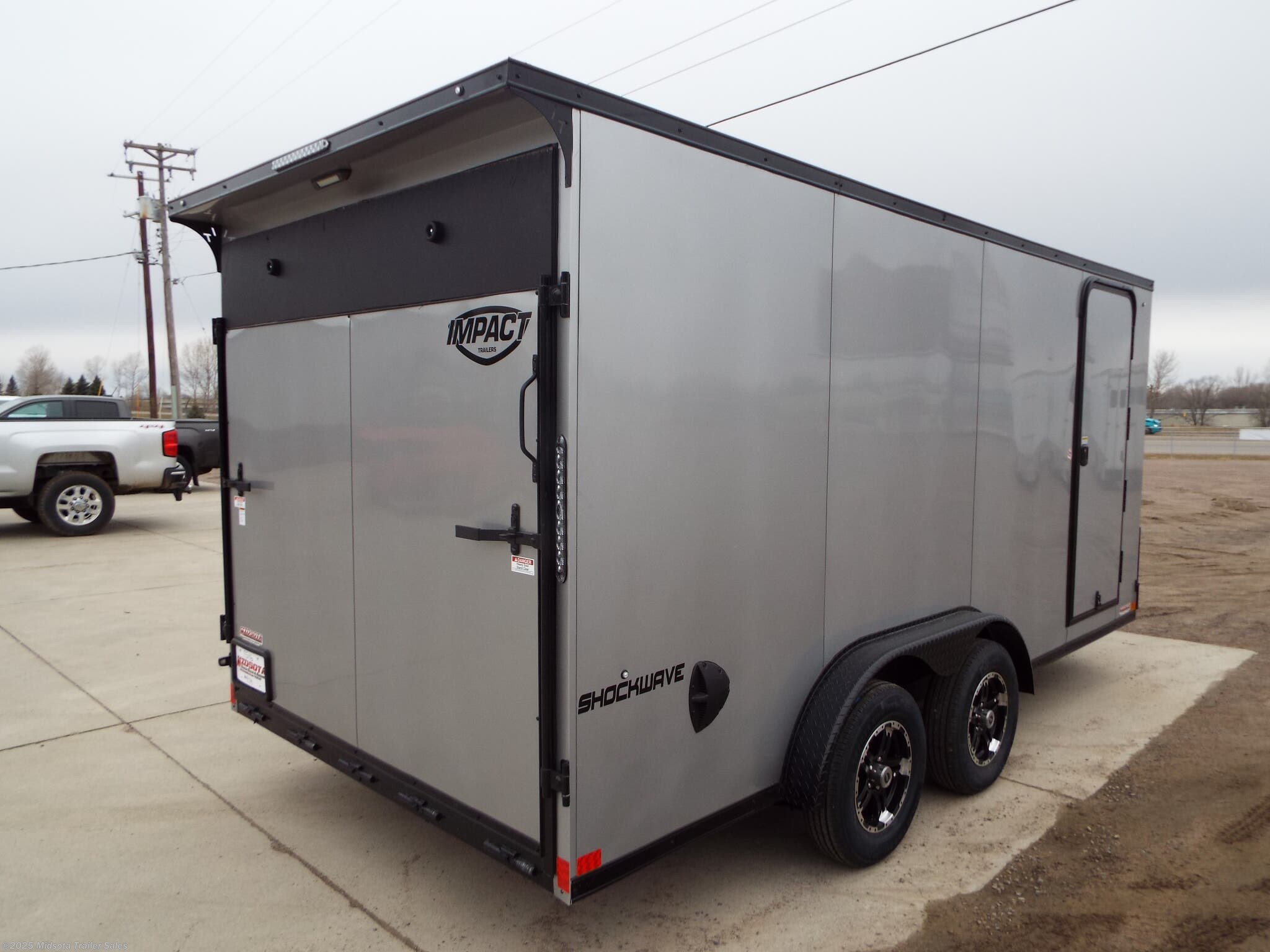 Cargo Trailer 2021 Impact Trailers SHOCKWAVE 7.5' x 16' Steel
