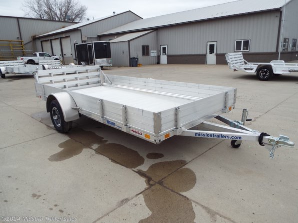 2022 Mission Trailers 80''X14' Aluminum Utility Trailer available in Avon, MN