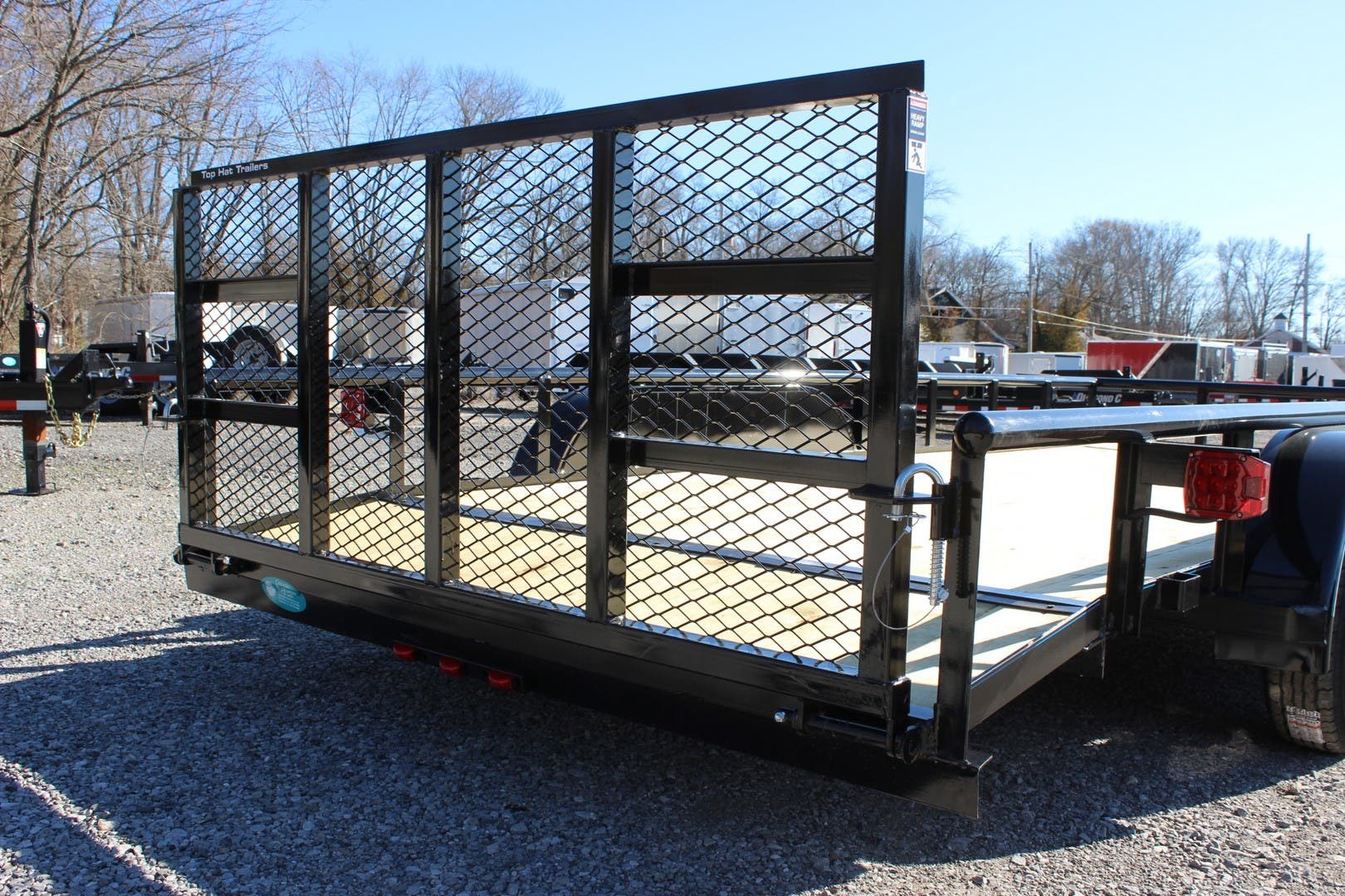 2021 Top Hat UTA18X83PD 7x18 Utility Trailer For Sale in TH03737 TrailersUSA