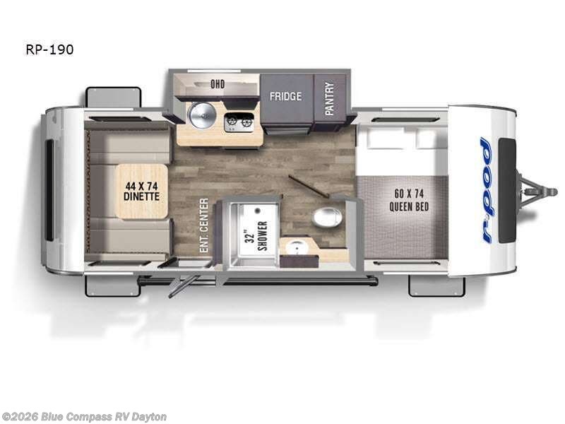 Used 2023 Forest River  R Pod RP-190 available in New Carlisle, Ohio
