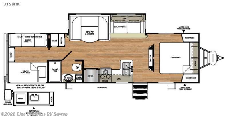 Used 2016 Forest River Vibe Extreme Lite 315BHK available in New Carlisle, Ohio