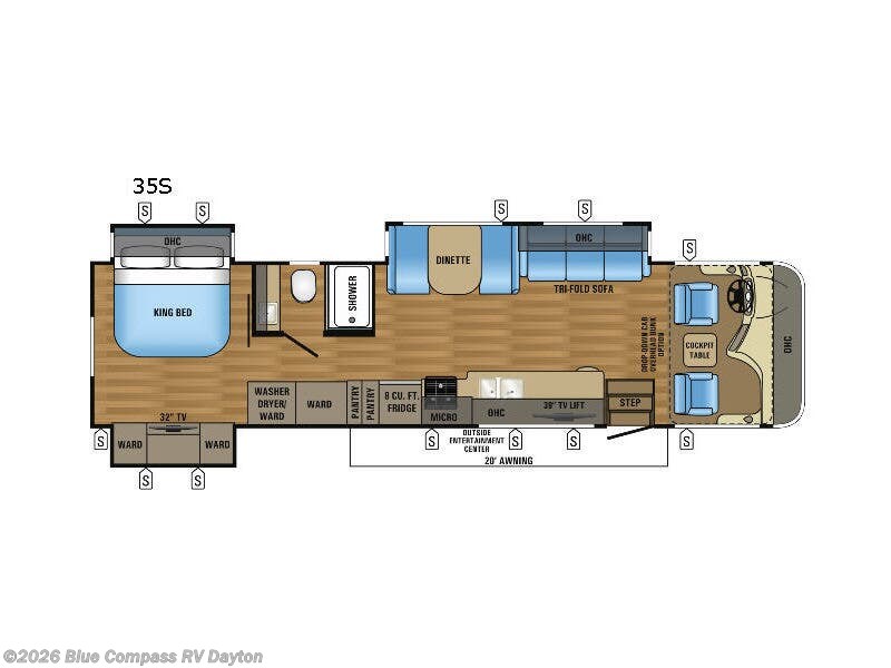 Used 2017 Jayco Precept 35S available in New Carlisle, Ohio