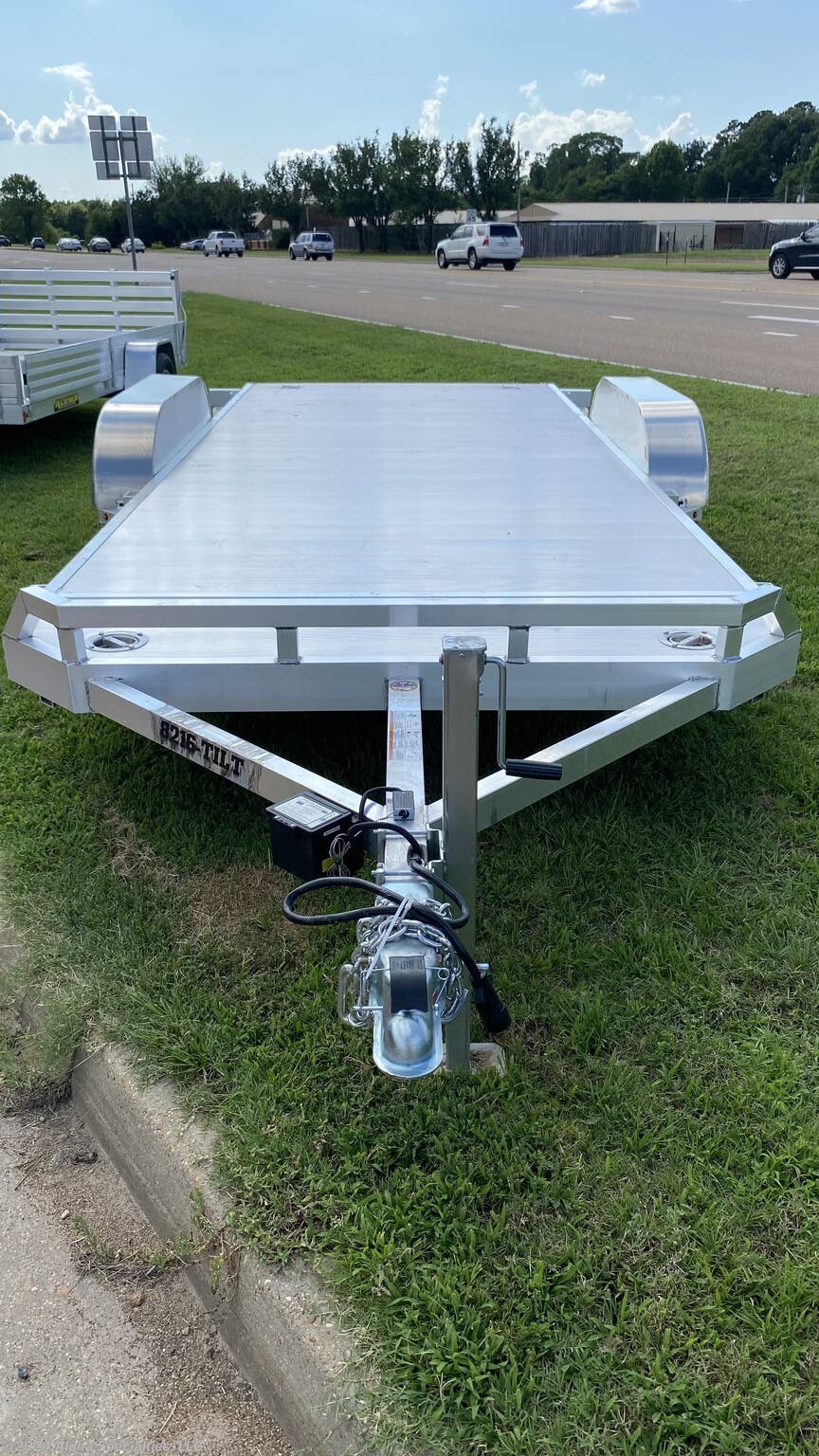 6x16 Car Hauler Trailer for sale | New Aluma 8216 Tilt 16' Aluminum ...