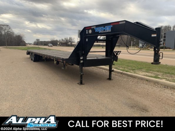 2020 Top Hat USED 102x40 Tandem Axle Gooseneck 24k available in Pearl, MS