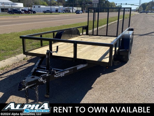 2024 Bye-Rite 72X14 Tube Top Utility Trailer 7K GVWR available in Pearl, MS