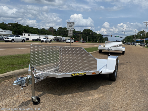 2025 Aluma MC210S-R Two Motorcycle Aluminum Trailer available in Pearl, MS