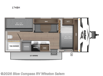 New 2024 Jayco Jay Flight SLX 174BH available in Rural Hall, North Carolina