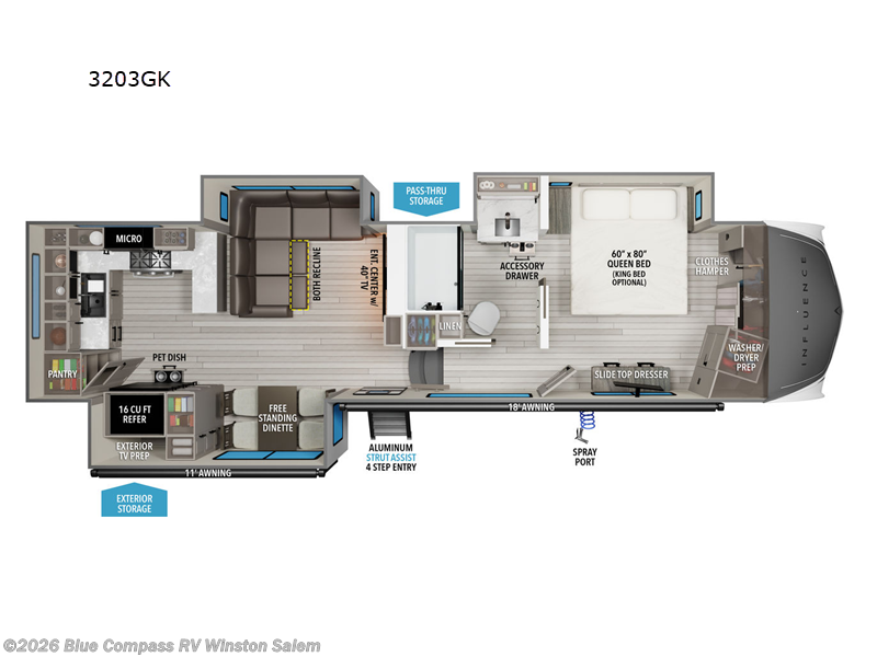 New 2025 Grand Design Influence 3203GK available in Rural Hall, North Carolina