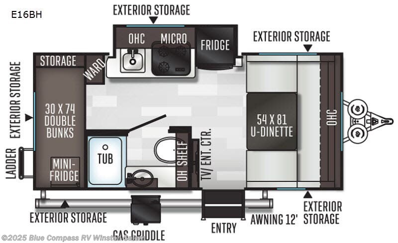 Used 2020 Forest River Flagstaff E-Pro E16BH available in Rural Hall, North Carolina