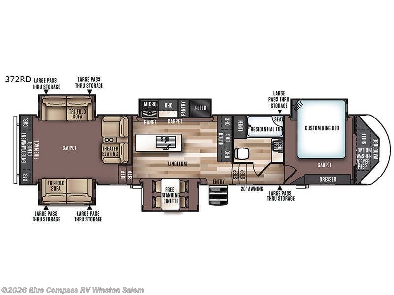 Used 2017 Forest River Wildwood Heritage Glen 276RD available in Rural Hall, North Carolina