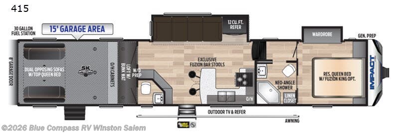 Used 2020 Keystone Impact 415 available in Rural Hall, North Carolina