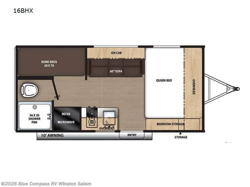Used 2023 Forest River Aurora 16BHX available in Rural Hall, North Carolina