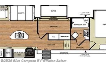 Used 2016 Forest River Wildwood Heritage Glen 368RLBHK available in Rural Hall, North Carolina