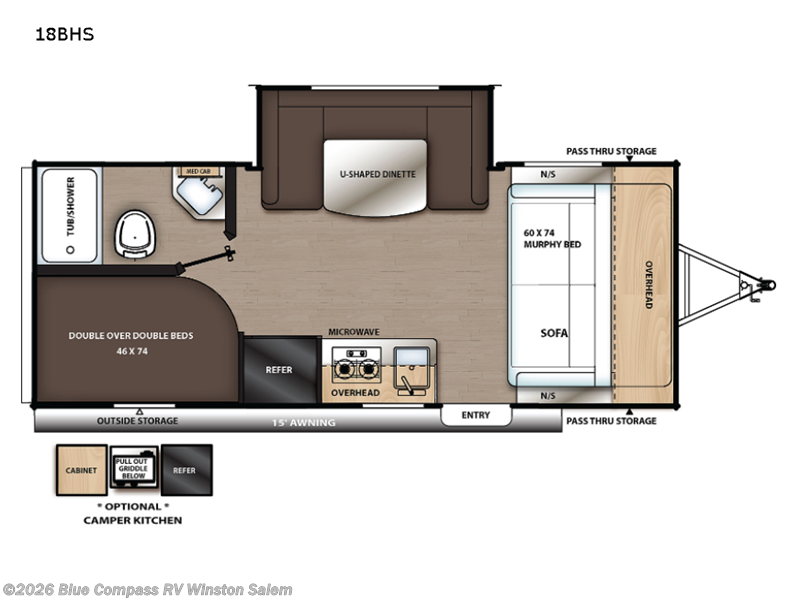 Used 2022 Forest River Aurora 18BHS available in Rural Hall, North Carolina