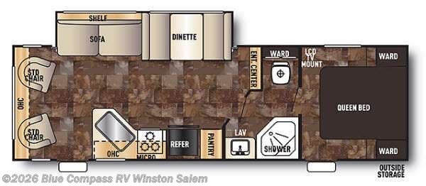 Used 2014 Forest River Cherokee Grey Wolf 26RL available in Rural Hall, North Carolina