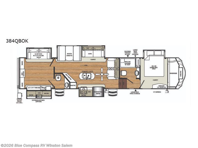 Used 2018 Forest River Sierra 384QBOK available in Rural Hall, North Carolina