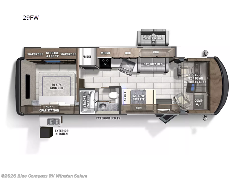 Used 2023 Coachmen Mirada 29FW available in Rural Hall, North Carolina