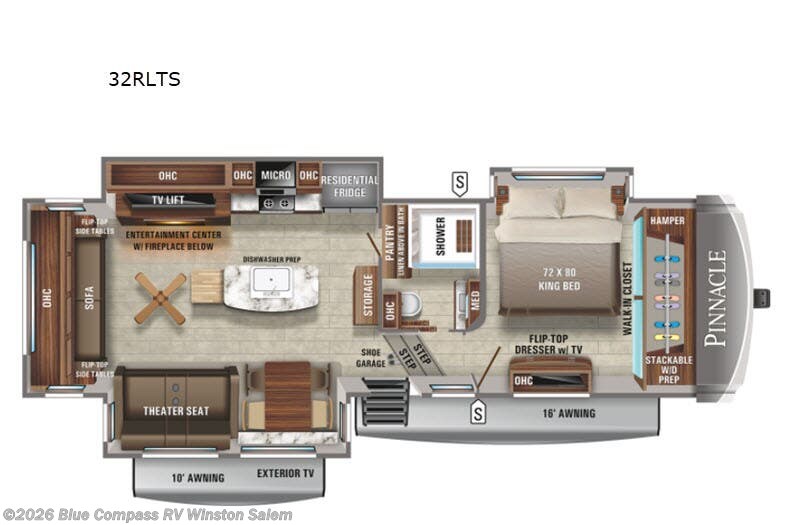 Used 2021 Jayco Pinnacle 32RLTS available in Rural Hall, North Carolina