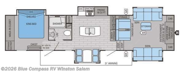 Used 2015  Jayco Pinnacle 38FLSA by Jayco from Blue Compass RV Winston Salem in Rural Hall, NC