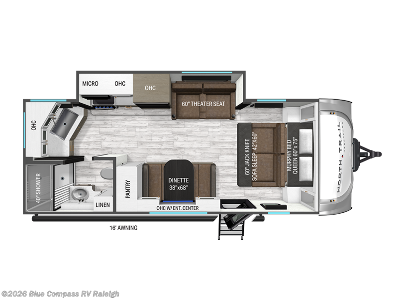 New 2026 Heartland North Trail 210MB available in Raleigh, North Carolina