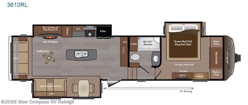 Used 2015 Keystone Montana 3610 RL available in Raleigh, North Carolina