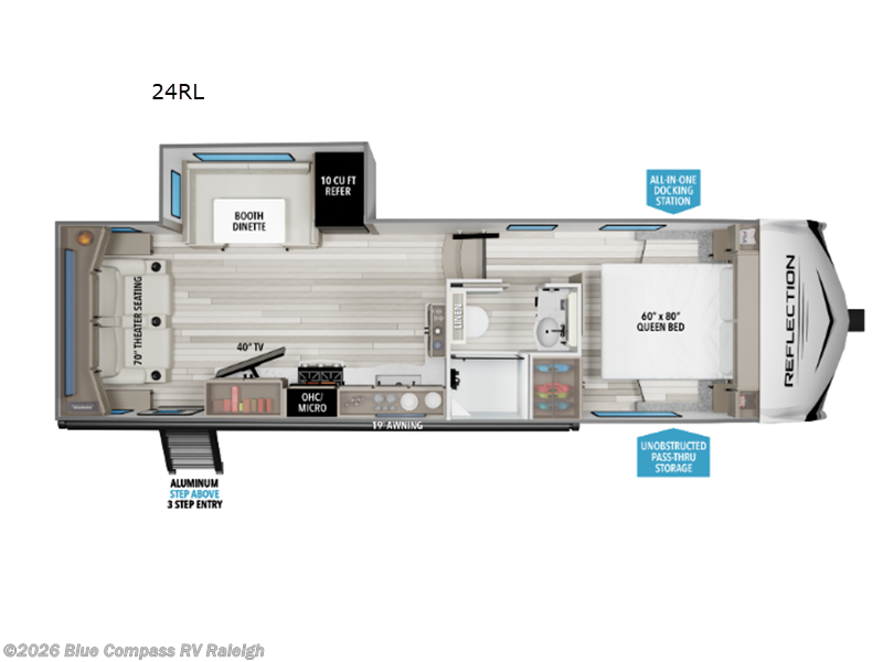 New 2026 Grand Design Reflection 100 Series 24RL available in Raleigh, North Carolina